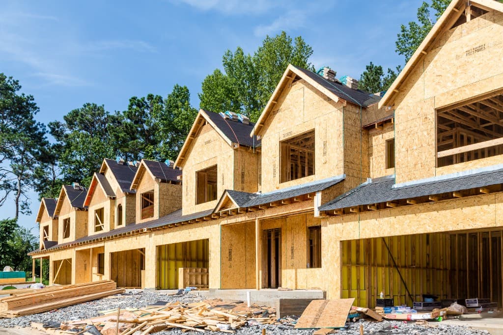 New homes under construction in Portland Metro
